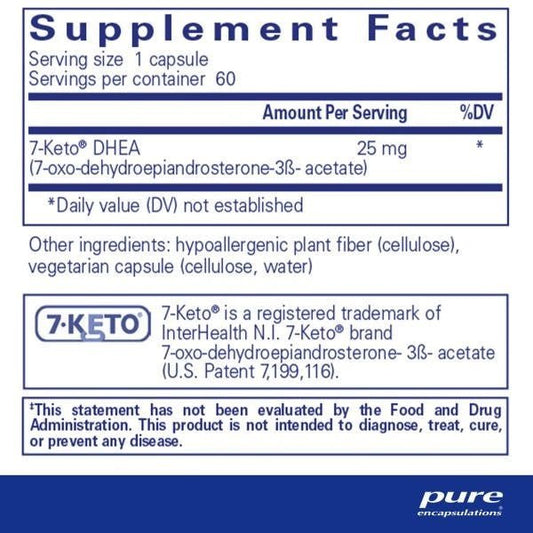 7 - Keto DHEA (25 mg) - Dr. Rogers - Centers.com