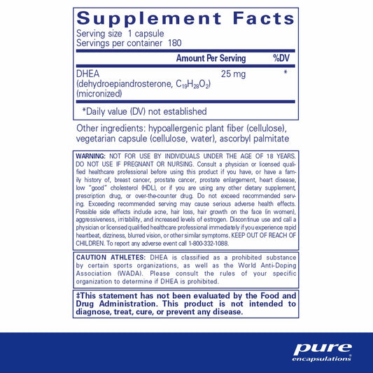 DHEA- 25 mg - Dr. Rogers-Centers.com