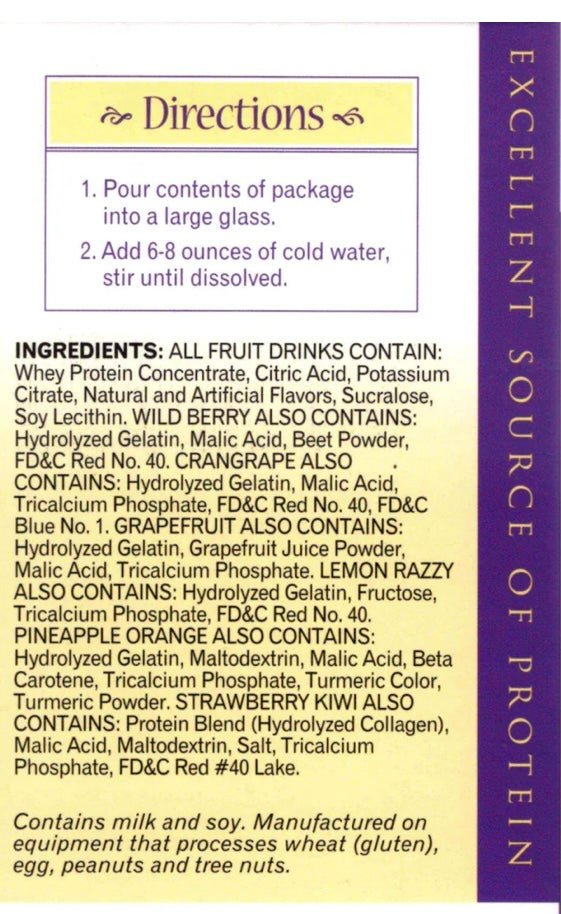 Variety Pack Fruit Drink Protein Mix - Dr. Rogers - Centers.com