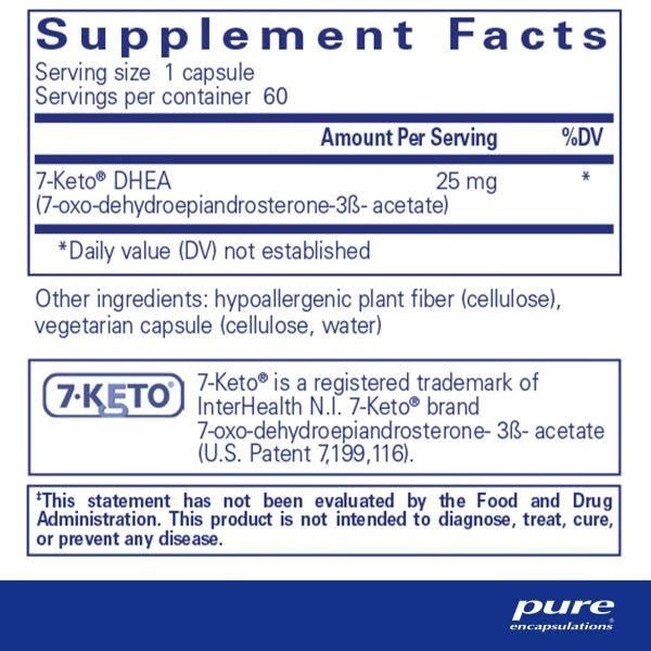 7 - Keto DHEA (25 mg) - Dr. Rogers - Centers.com