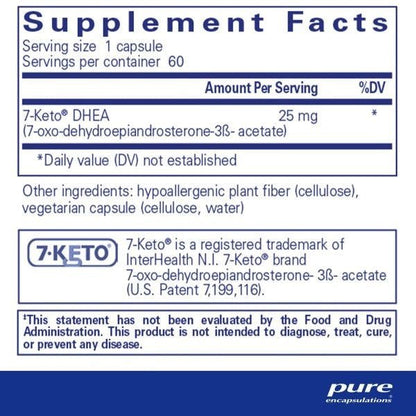7 - Keto DHEA (25 mg) - Dr. Rogers - Centers.com