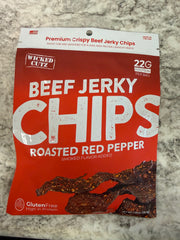Beef Jerky Chips- High Protein