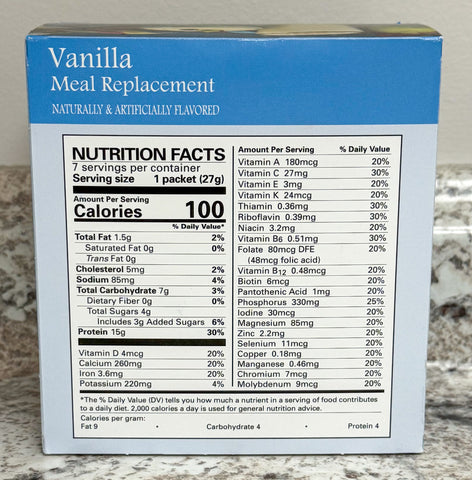 Vanilla Pudding & Shake (Aspartame-free)