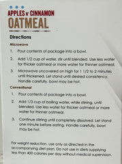 Apples & Cinnamon Protein Oatmeal