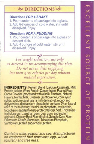 Chocolate Peanut Butter Protein Shake/Pudding Mix - Dr. Rogers - Centers.com