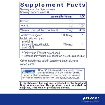 Conjugated Linoleic Acid (CLA) (1,000 mg) - Dr. Rogers - Centers.com