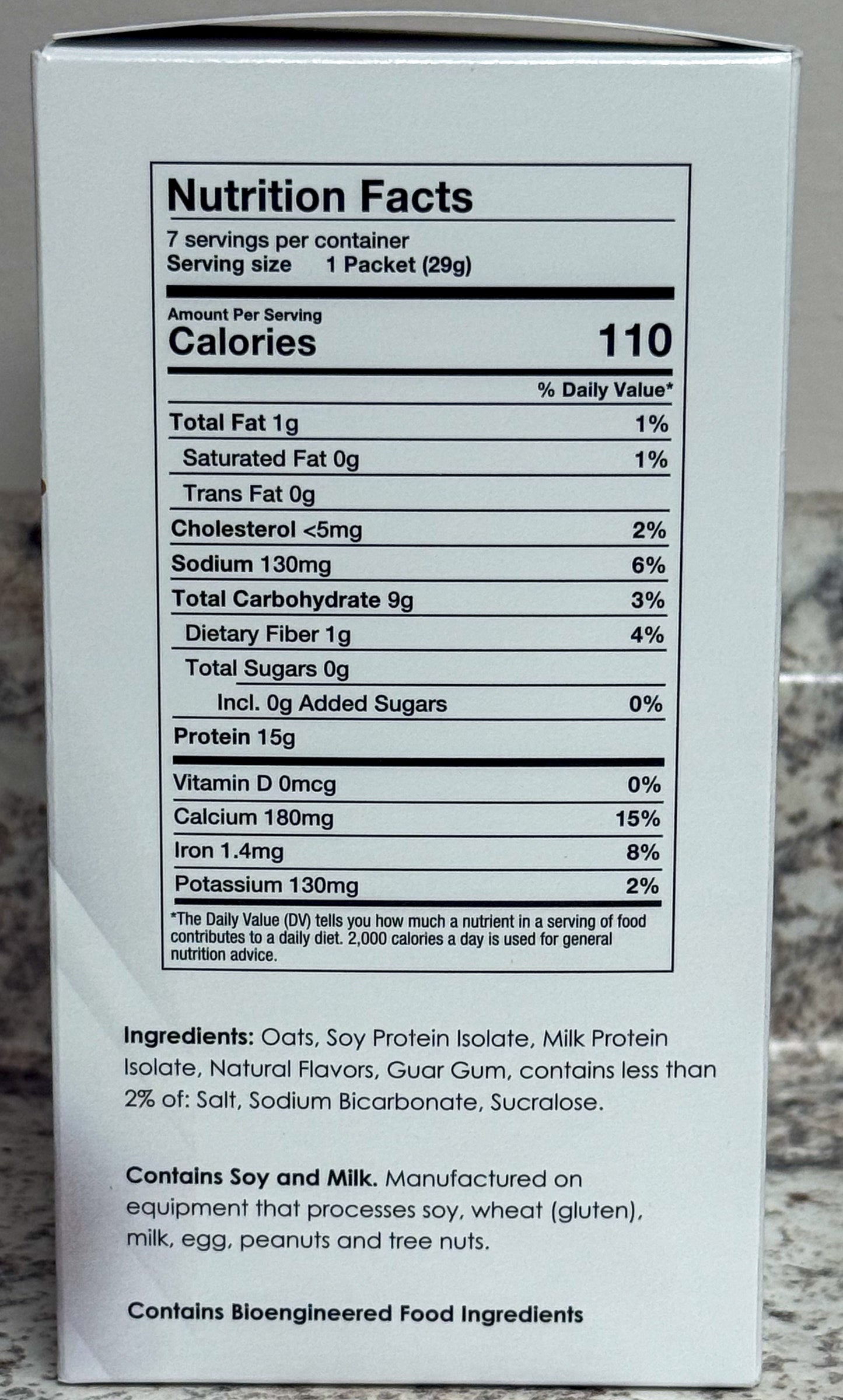 Maple Brown Sugar Protein Oatmeal