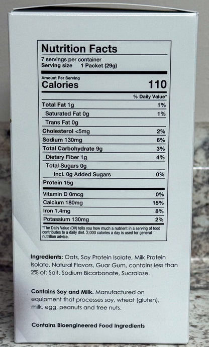 Maple Brown Sugar Protein Oatmeal
