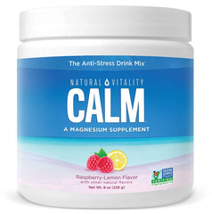 Natural Vitality Calm Magnesium Supplement - Raspberry Lemon Flavor - Dr. Rogers - Centers.com
