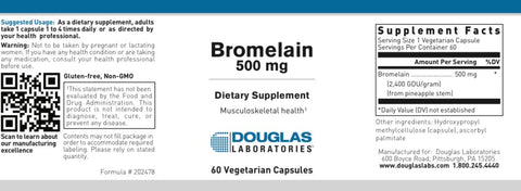 *NEW* Bromelain (500 mg) - 60 caps - Dr. Rogers - Centers.com