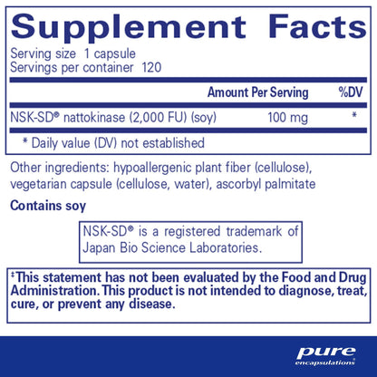 NSK-SD® (Nattokinase) 100 mg
