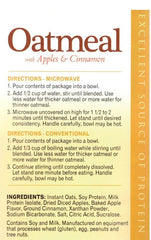 Oatmeal - Apples & Cinnamon - Dr. Rogers - Centers.com