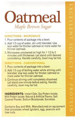 Oatmeal - Maple Brown Sugar - Dr. Rogers - Centers.com