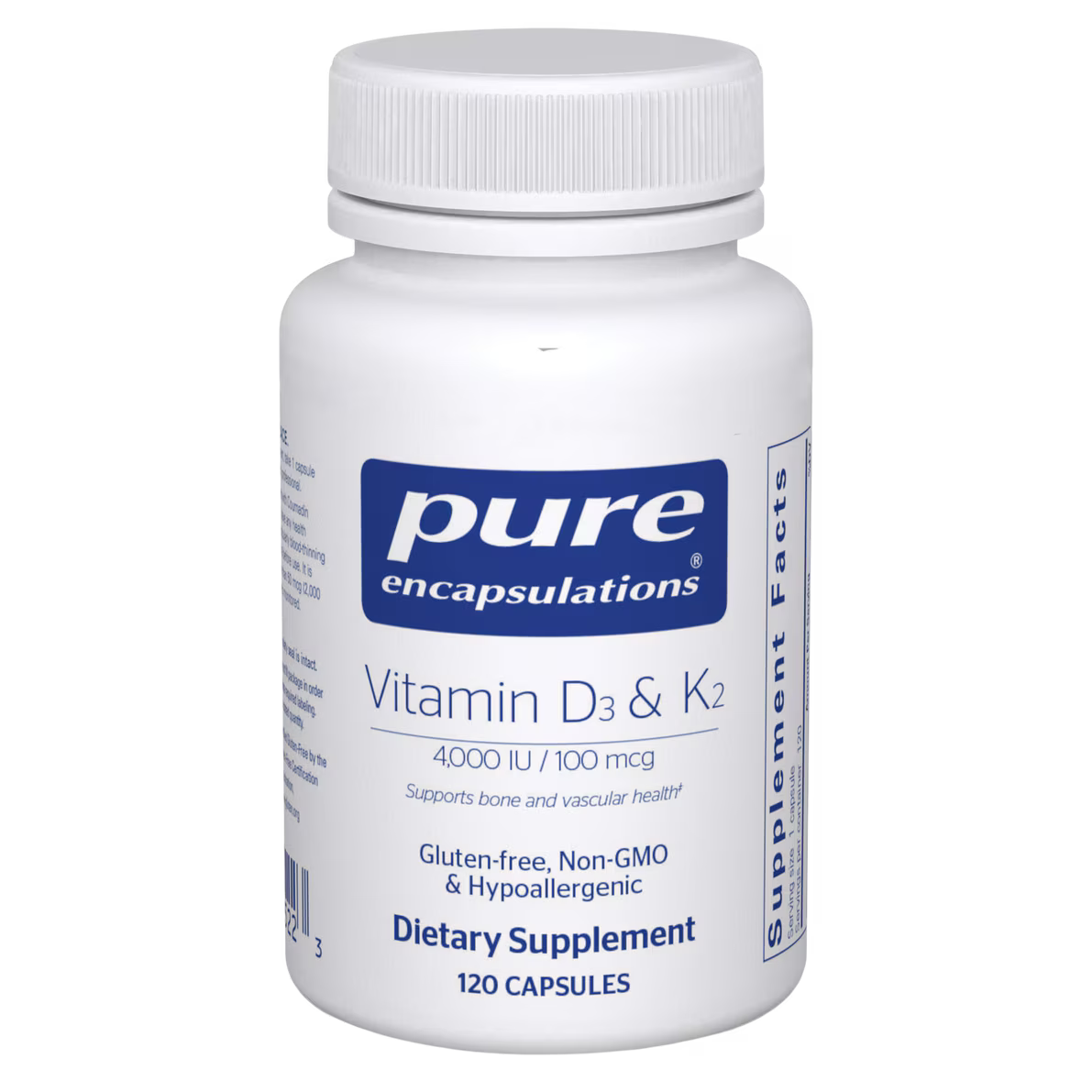 Vitamin D3 (4,000 IU) & K2 (100 mcg)