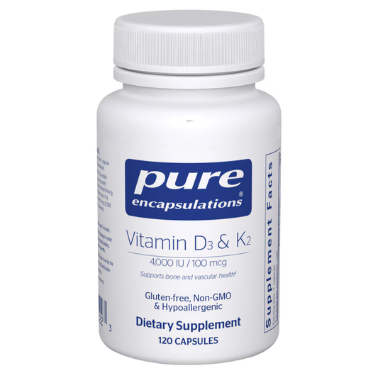 Vitamin D3 (4,000 IU) & K2 (100 mcg)